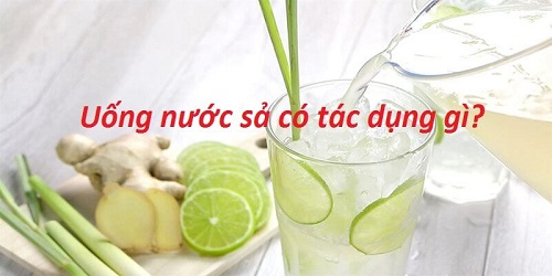 Giảm mỡ bụng bằng nước sả 