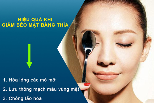 cách giảm béo mặt bằng thìa