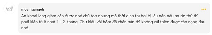 cách ăn khoai lang giảm cân