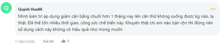 giảm cân bằng chuối có hiệu quả không