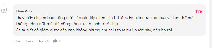 giảm cân bằng cần tây webtretho