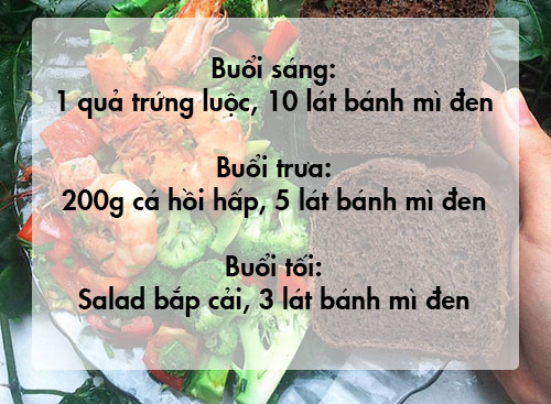 thực đơn giảm cân với bánh mì đen